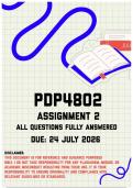 PDP4802 Assignment 2 Memo &vert; Due 24 July 2026