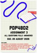 PDP4802 Assignment 3 Memo &vert; Due 28 August 2026