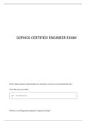 SOPHOS CENTRAL ENDPOINT PROTECTION CERTIFIED ENGINEER V5&period;0 &lpar;ET15&rpar; EXAM VERIFIED AND GRADED A&plus; &vert; LATEST UPDATED