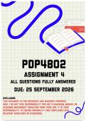 PDP4802 Assignment 4 Memo &vert; Due 25 September 2026