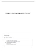 SOPHOS EXAM VERIFIED AND GRADED A&plus; &vert; LATEST UPDATED