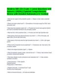 Hondros BIO 254 Exam Preparation Package
