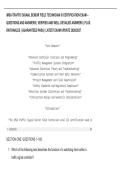 IMSA TRAFFIC SIGNAL SENIOR FIELD TECHNICIAN III CERTIFICATION EXAM &ndash; &NewLine;QUESTIONS AND ANSWERS &vert; VERIFIED AND WELL DETAILED ANSWERS &vert; PLUS &NewLine;RATIONALES &vert; GUARANTEED PASS &vert; LATEST EXAM UPDATE 2026&sol;2027
