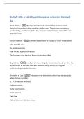 BLAW 301 1 test Questions and answers Graded&NewLine;A&plus;