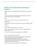 BLOCK 1 &lpar;5LVL&rpar; Exam questions and answers&NewLine;Graded A&plus;&NewLine;1&period; What assignment area is responsible for monitoring&sol;determining entitlement&NewLine;to AIP&quest;&NewLine;HARM&NewLine;1&period; In what assignment area is responsible for providing unit aircrew status of&NewLine;resources and training syst