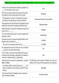 CSLB Law & Business Test Questions with Answers Graded A&plus;