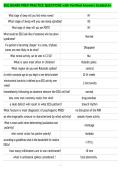 EEG BOARD PREP PRACTICE QUESTIONS with Verified Answers Graded A&plus;