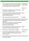 ASCP Board of Certification MLS Practice Questions and Answers Graded A&plus;