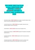 UGA MARK 3000 Final Exam Loomer QUESTIONS AND VERIFIED CORRECT ANSWERS GRADED A&plus; -LATEST 2026-2027- 100- GUARANTEED PASS&period;docx&NewLine;&NewLine;