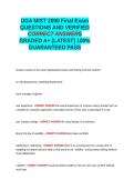 UGA MIST 2090 Final Exam QUESTIONS AND VERIFIED CORRECT ANSWERS GRADED A&plus; -LATEST 2026-2027- 100- GUARANTEED PASS&period;docx&NewLine;&NewLine;