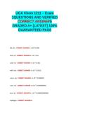UGA Chem 1211 - Exam 1 QUESTIONS AND VERIFIED CORRECT ANSWERS GRADED A&plus; -LATEST 2026-2027- 100- GUARANTEED PASS&period;docx&NewLine;&NewLine;