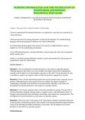 NURSING INFORMATICS AND THE FOUNDATION OF &NewLine;KNOWLEDGE 4TH EDITION &NewLine;MCGONIGLE TEST BANK