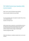 PMT 4800V Practice Exam Questions With Correct Answers