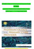Edmunds' Pharmacology for the Primary Care Provider &lpar;5th Ed&period;&rpar; &ndash; Test Bank