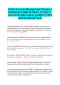 BOMA Property Management Chapter 1 QUESTIONS AND VERIFIED CORRECT ANSWERS GRADED A&plus; -LATEST 2026-2027- 100- GUARANTEED PASS&period;docx&NewLine;&NewLine;