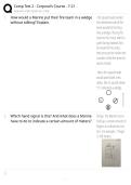 COMP TEST 2 - CORPORAL'S COURSE - 7-21 ACTUAL 2026 QUESTIONS AND VERIFIED ANSWERS