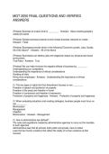 MGT 2050 FINAL QUESTIONS AND VERIFIED ANSWERS