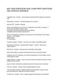 MGT 2050 FERGUSON FINAL EXAM PREP QUESTIONS AND VERIFIED ANSWERS