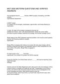 MGT 2050 MIDTERM QUESTIONS AND VERIFIED ANSWERS