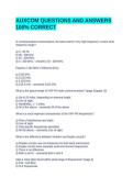 AUXCOM QUESTIONS AND ANSWERS 100&percnt; CORRECT