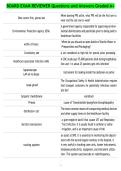 BOARD EXAM REVIEWER Questions and Answers Graded A&plus;