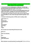 WGU C779 WEB DEVELOPMENT FOUNDATIONS 2026&sol;2027 &NewLine;FINAL OBJECTIVE ASSESSMENT