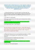 BORDER PATROL SUPERVISOR EXAM LATEST 2026&sol;2027 COMPLETE ACCURATE EXAM ACTUAL QUESTIONS AND CORRECT DETAILED ANSWERS WITH RATIONALES &lpar;VERIFIED SOLUTIONS&rpar; NEWEST UPDATED VERSION 2026 EDITION &vert;ALREADY GRADED A&plus; &vert;APPROVED EXAM