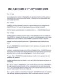 BIO 148 EXAM &num; STUDY GUIDE 2026&NewLine;&NewLine;&NewLine;