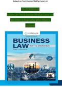 Business Law&colon; Text and Cases 10th Edition by Roger LeRoy Miller &ndash; Complete Solution Manual for Text Exercises and Case Analysis