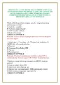 ARGUS EXAM &sol; LATEST 2026&sol;2027 ARGUS CERTIFICATION EXAM ACCURATE QUESTIONS WITH WELL ELABORATED ANSWERS AND DETAILED RATIONALES &lpar;CORRECT VERIFIED ANSWERS&rpar; CURRENTLY UPDATED VERSION &vert;GUARANTEED SUCCESS A&plus; &lpar;BRAND NEW&excl;&rpar; &vert;INSTANT PDF DOWNLOAD