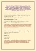 ASPEN SELF STUDY CNSC EXAM 2026&sol;2027 AND STUDY GUIDE COMPLETE ACCURATE EXAM APPROVED QUESTIONS AND CORRECT VERIFIED ANSWERS WITH DETAILED RATIONALES &lpar;100&percnt; CORRECT VERIFIED SOLUTIONS&rpar; LATEST UPDATED VERSION 2026 EDITION &vert;GUARANTEED PASS A&plus; &vert;FULL REVISED AS