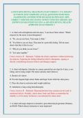 LATEST HESI MENTAL HEALTH RN EXAM VERSION 3 &lpar;V3&rpar; 2026&sol;2027 ACCURATE TEST COMPLETE ACTUAL QUESTIONS WITH WELL ELABORATED ANSWERS WITH DETAILED RATIONALES &lpar;100&percnt; CORRECT VERIFIED SOLUTIONS&rpar; NEWEST UPDATED VERSION 2026 EDITION &vert;GUARANTEED SUCCESS A&plus; &vert;RN HESI 