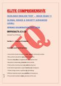 ELITE COMPREHENSIVE &NewLine;DUOLINGO ENGLISH TEST &mdash; MOCK EXAM 11 &NewLine;GLOBAL ISSUES & SOCIETY &lpar;ADVANCED &NewLine;LEVEL&rpar; &NewLine;SPRING EXAMINATION MAY 2026 &NewLine;DIFFICULTY&colon; C1&ndash;C2