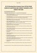 ICC P3 Plumbing Plans Examiner Exam ACTUAL EXAM COMPLETE QUESTIONS AND CORRECT ANSWERS LATEST UPDATE THIS YEAR&period;pdf&NewLine;&NewLine;