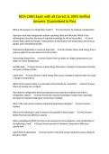RETA CARO Exam with all Correct & 100&percnt; Verified Answers &vert;Guaranteed to Pass