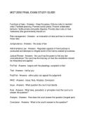 MGT 2050 FINAL EXAM STUDY GUIDE