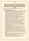 California Household Movers&rsquo; Exam &lpar;Bureau of Household Goods and Services - BHGS exam