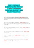 WGU D635 Exam 1 QUESTIONS AND VERIFIED CORRECT ANSWERS GRADED A&plus; -LATEST 2026-2027- 100- GUARANTEED PASS&period;docx&NewLine;&NewLine;