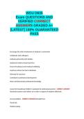 WGU D635 Exam QUESTIONS AND VERIFIED CORRECT ANSWERS GRADED A&plus; -LATEST 2026-2027- 100- GUARANTEED PASS&period;docx&NewLine;&NewLine;