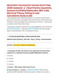 Electrician Journeyman License Exam Prep &lpar;2026 Updated&rpar; ⚡️ &vert; Real Practice Questions&comma; Answers & Detailed Rationales&comma; NEC Code&comma; Electrical Theory&comma; Wiring & Load Calculations Study Guide