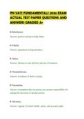 PN VATI FUNDAMENTALS 2026 EXAM&NewLine;ACTUAL TEST PAPER QUESTIONS AND&NewLine;ANSWERS GRADED A&plus;