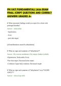 PN VATI FUNDAMENTALS 2026 EXAM&NewLine;FINAL SCRIPT QUESTIONS AND CORRECT&NewLine;ANSWERS GRADED A&plus;