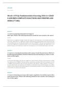 ATI RN active learning templates EXAM A&plus; GRADE ASSURED COMPLETE SOLUTIONS AND VERIFIED ANSWERS