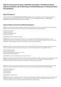 APEA 3P Practice Exam Test Bank &vert; 2025&sol;2026 Latest Edition&colon; 100 Additional Clinical&NewLine;Application Questions with Verified Answers & Detailed Rationales for Advanced Practice&NewLine;Nursing Mastery