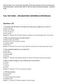 ELITE CEU Alarm Level 1 Actual Exam Prep 2026&colon; 150 Practice Questions with Correct Answers and&NewLine;Detailed Rationales &ndash; Based on NEC&comma; NFPA 72&comma; FBI Crime Stats&comma; and Industry Standards &ndash; Graded A&plus;&NewLine;Guide