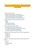 EVITP&colon; ELECTRIC VEHICLE INFRASTRUCTURE TRAINING PROGRAM EXAM &vert; QUESTIONS WITH VERIFIED SOLUTIONS &vert; UPDATED VERSION 2026&sol;2027 &lpar;PASS GUARANTEE&rpar;&NewLine;&NewLine;