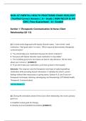 NGN ATI MENTAL HEALTH PROCTORED EXAM 2026&sol;2027 &vert; Verified Correct Answers &vert; A&plus; Grade &vert; NGN NCLEX & ATI CMS &vert; Pass Guaranteed - A&plus; Graded&NewLine;&NewLine;