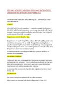 NSG 5003 ADVANCED PATHOPHYSIOLOGY PATHO QUIZ 3 QUESTIONS WITH VERIFIED ANSWERS 2026&comma;100&percnt;CORRECT