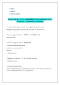 NCM 118- ABCDE - ACUTE&comma; LIFE-THREATENING CONDITIONS PART 2 QUESTIONS AND ANSWERS &lpar;A&plus; GRADED&rpar;