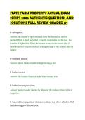 STATE FARM PROPERTY ACTUAL EXAM&NewLine;SCRIPT 2026 AUTHENTIC QUESTIONS AND&NewLine;SOLUTIONS FULL REVIEW GRADED A&plus;